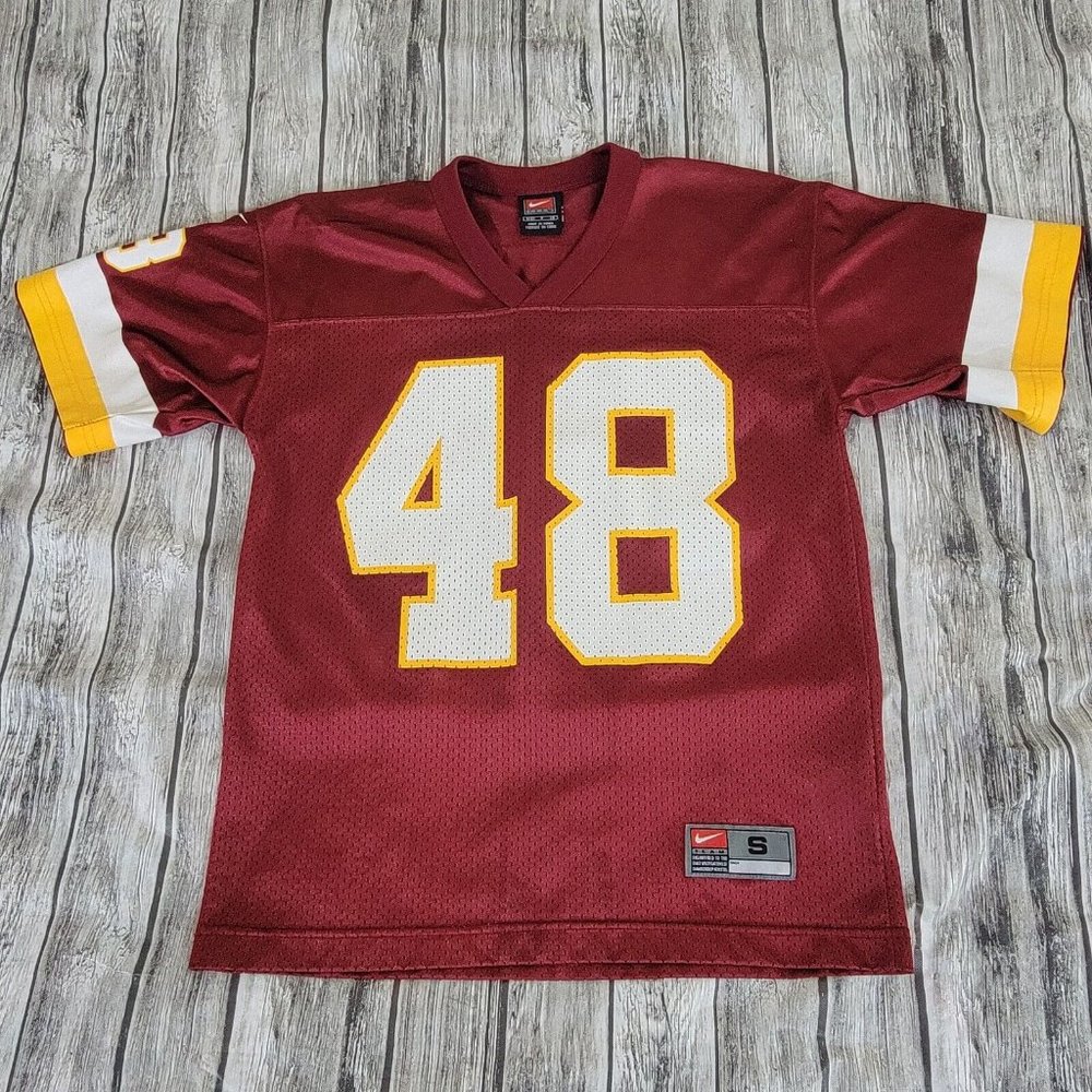 Stephen Davis Nike Washington Redskins Jersey NFL Football No. 48 Youth Size S